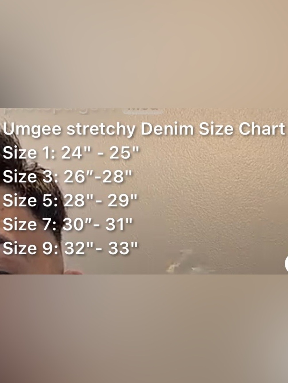 Umgee 9 Dark Blue Straight-Leg High-Rise Jeans - Picture 6 of 6